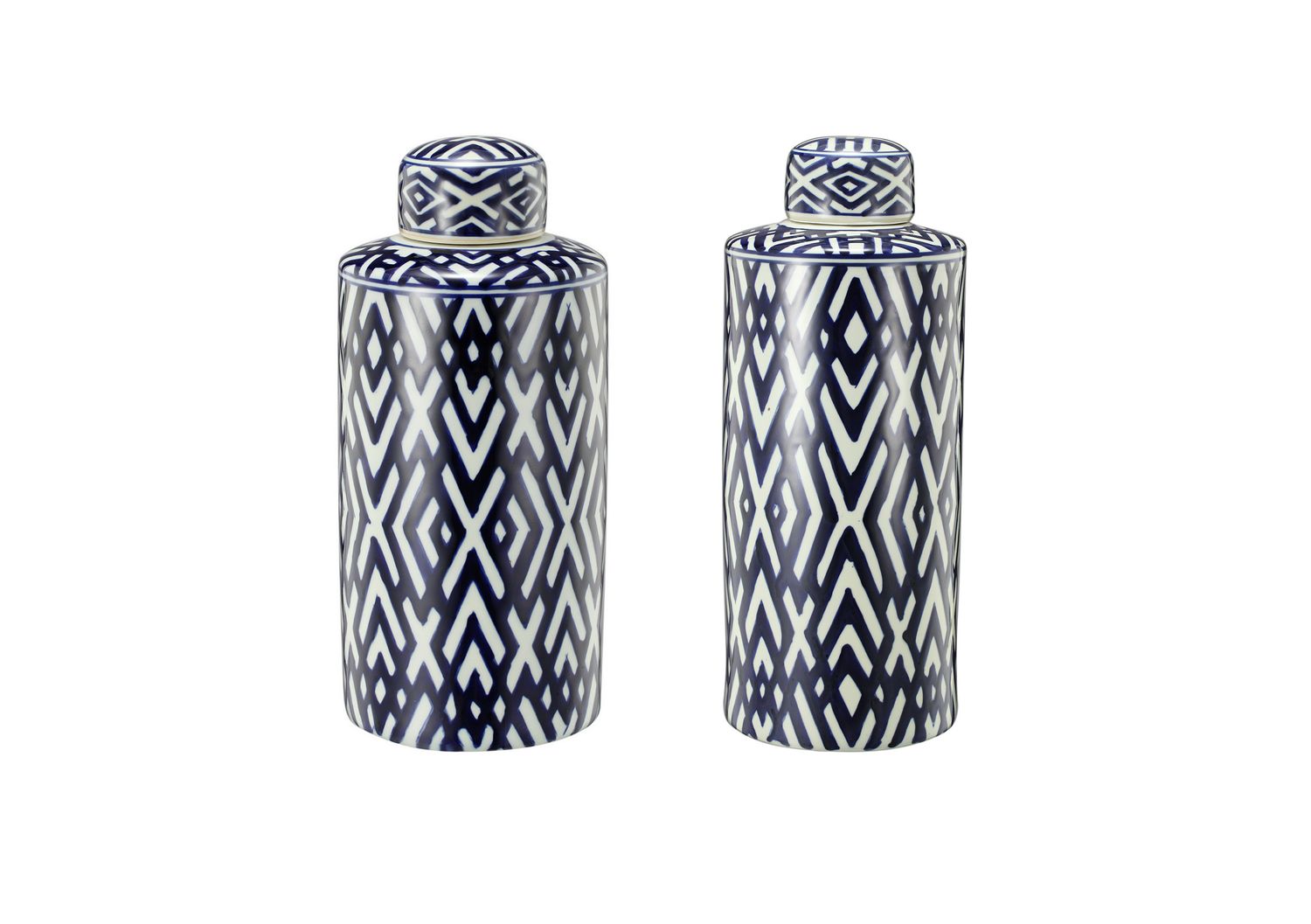 CARLYLE LIDDED JAR LARGE SMALL