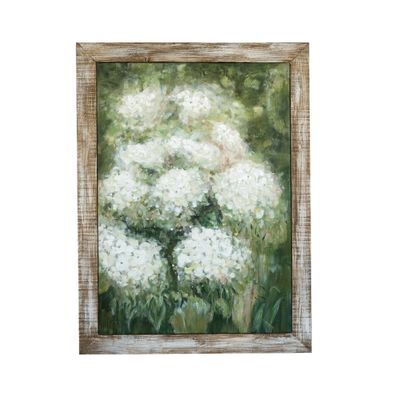 Hand Painting With Wood Frame
