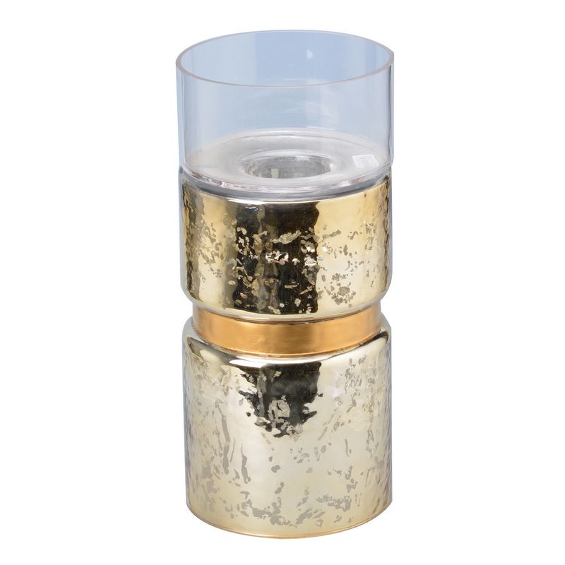 HALLOWAY GOLD CANDLE HOLDER-SIZE HERE LARGE