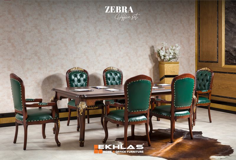 Zebra classic office set