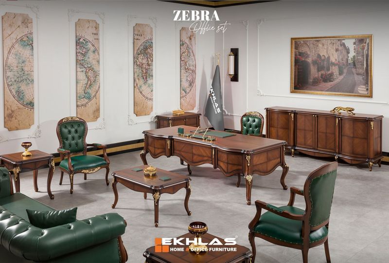 Zebra classic office set