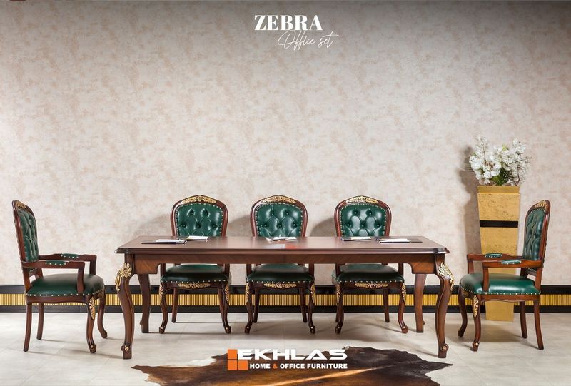 Zebra meeting table