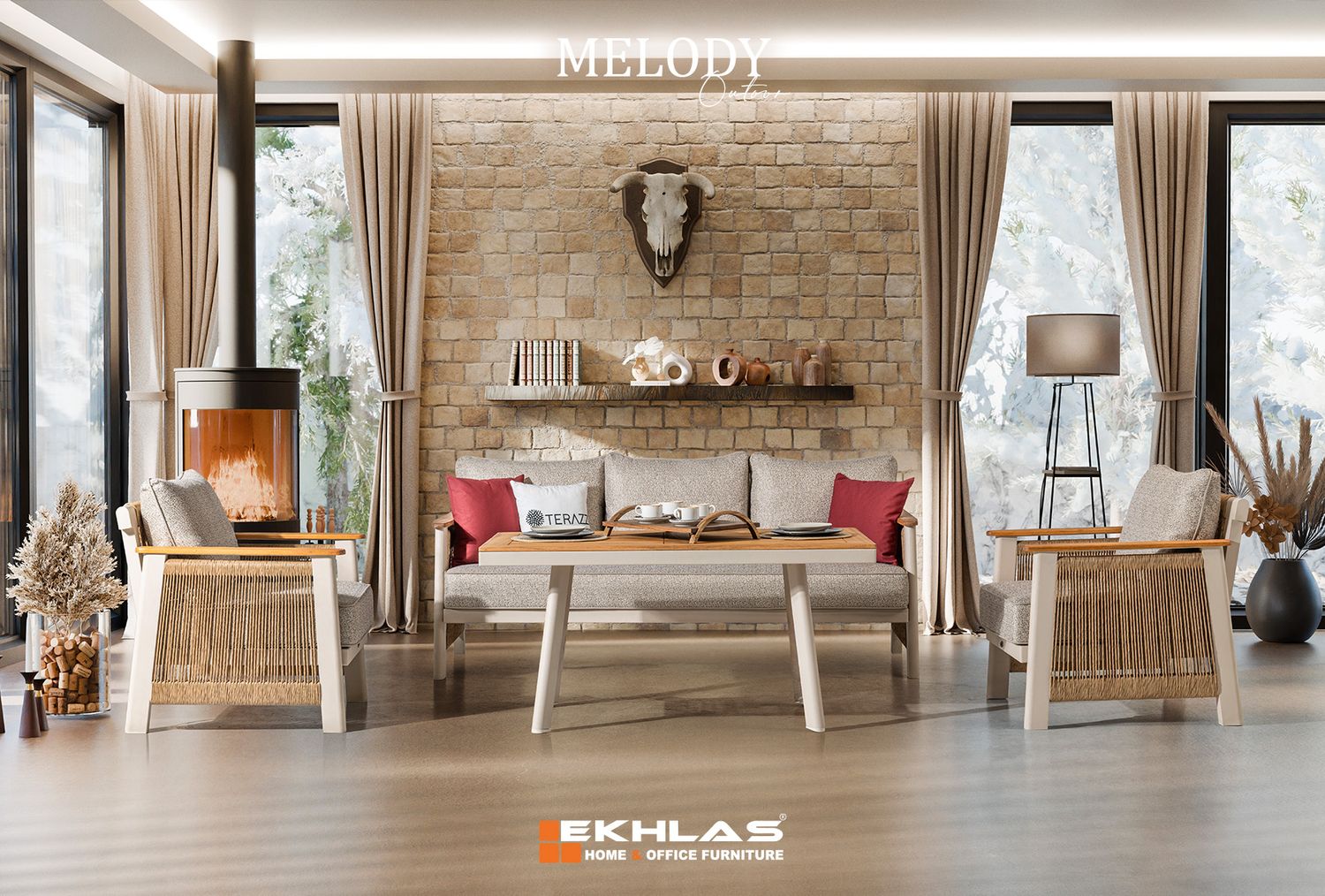 Melodi outdoor sofa