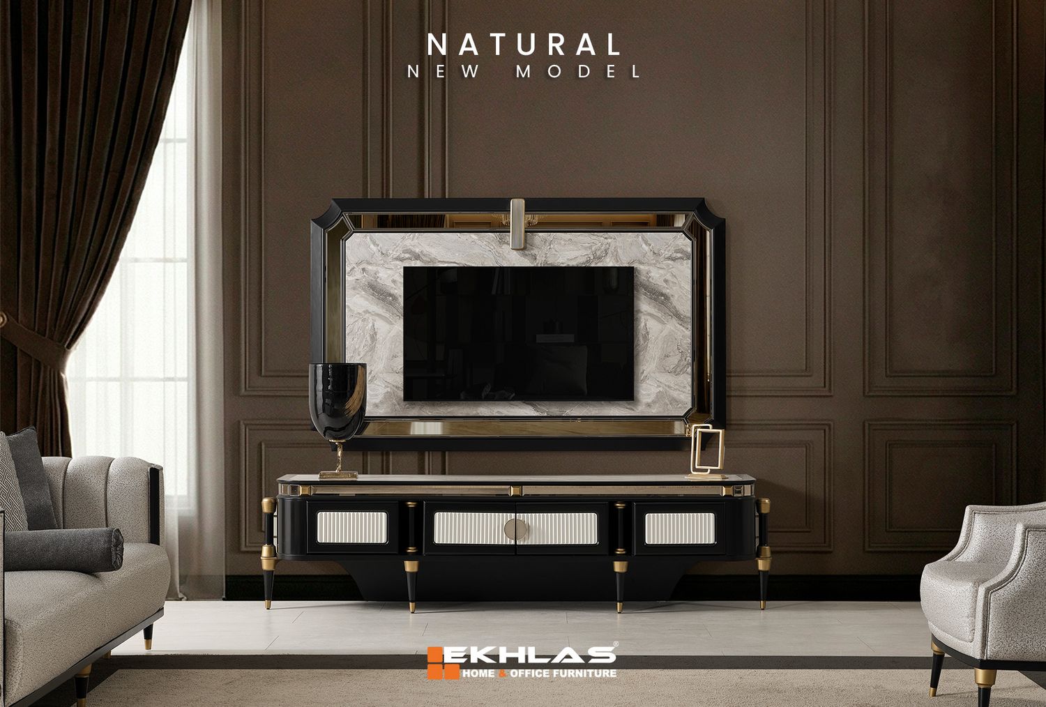 Natural TV table