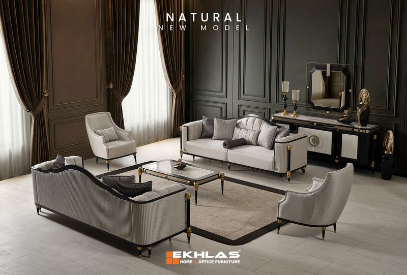Natural sofa set