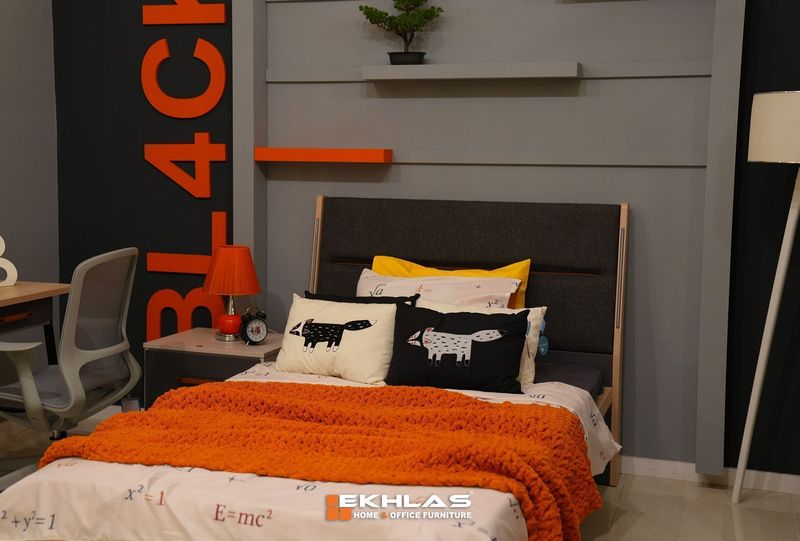 Black young bedroom