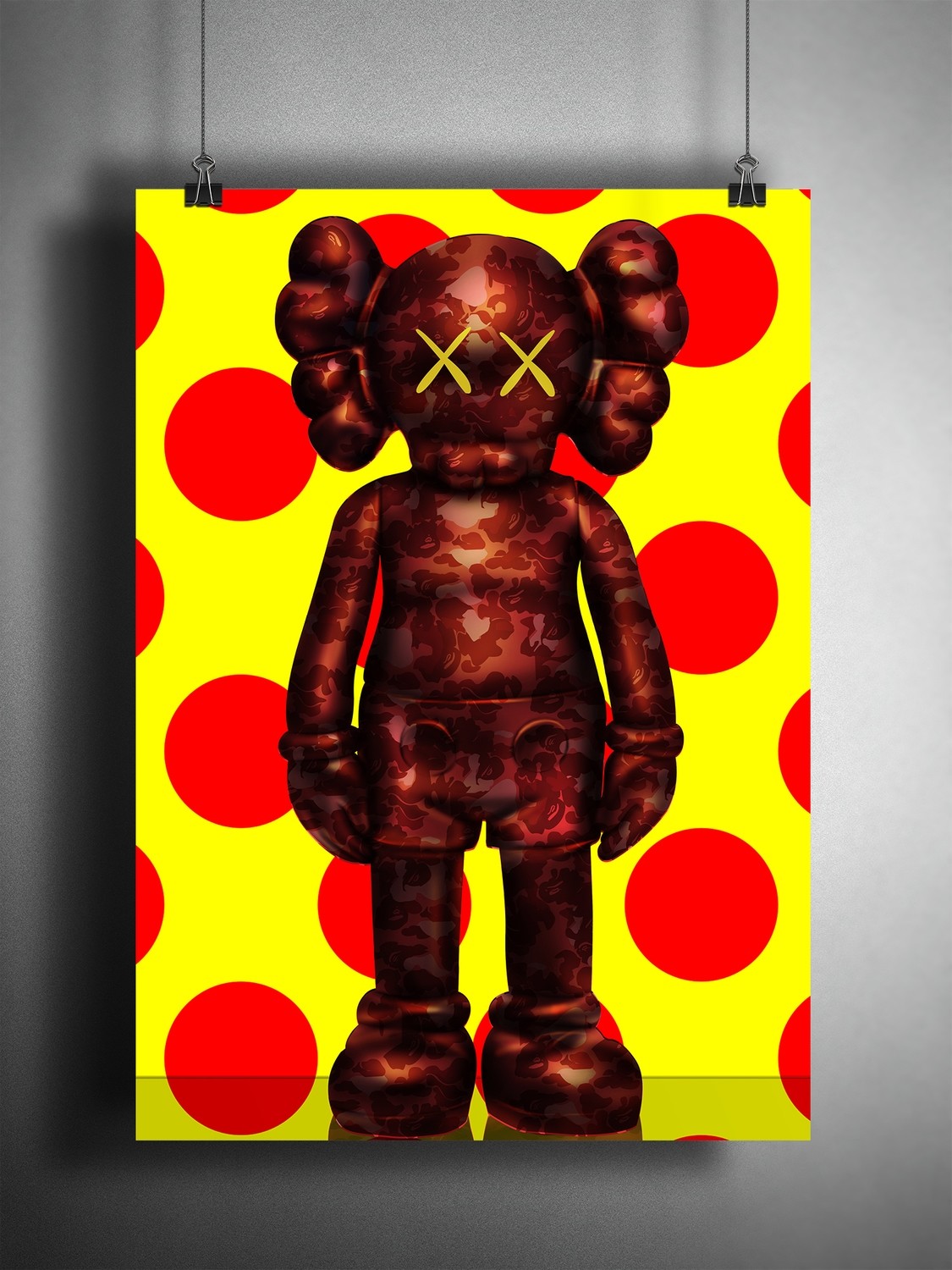 Kaws x Bape Polka Dot