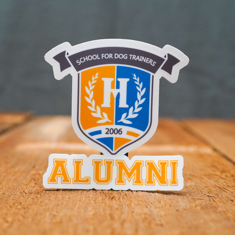 School for Dog Trainers Alumni - Auto Sticker