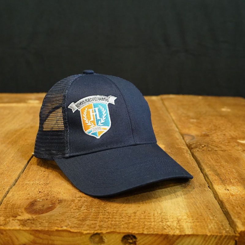 School for Dog Trainers Navy Trucker Hat
