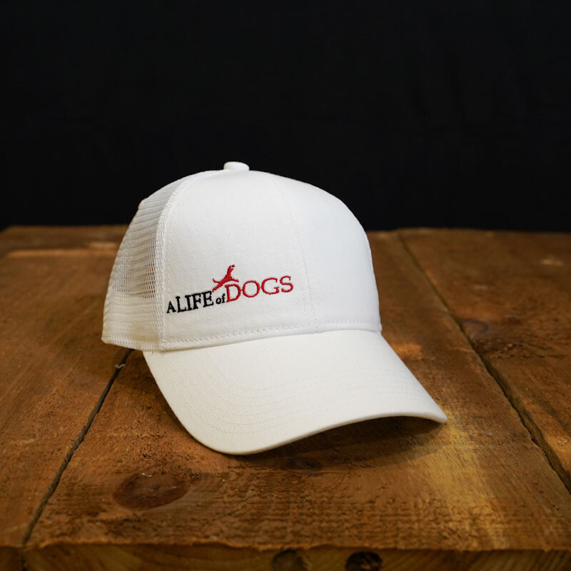 A Life of Dogs Trucker Hat - White