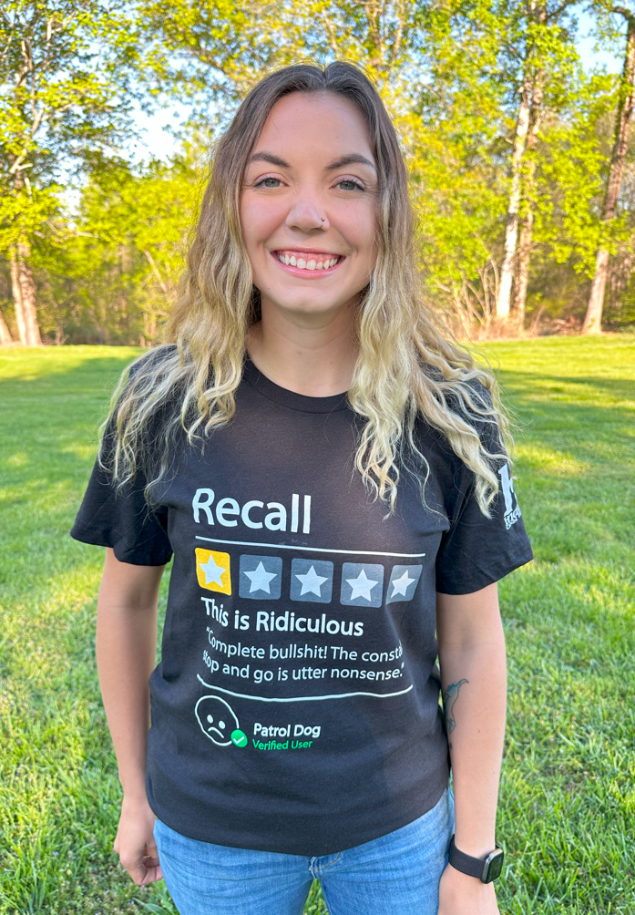 Recall T-Shirt Recall T-Shirt, Size: Small