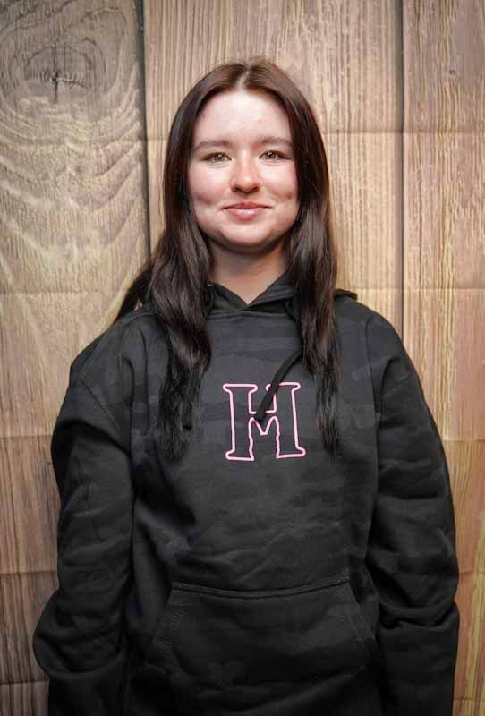 Highland Canine Pink on Black Camo Hoodie