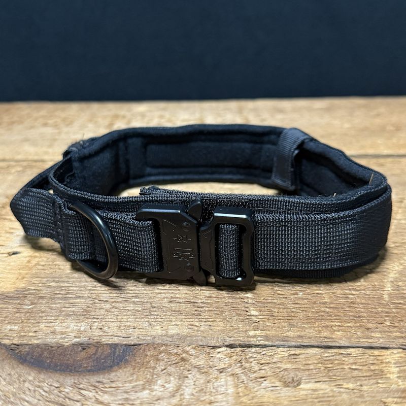 Tactical Nylon Collar – Black