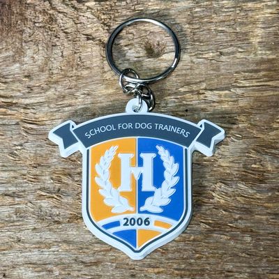 School for Dog Trainers Crest Keychain