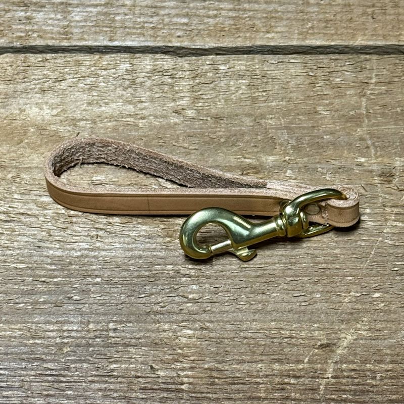 Leather Training Tab - Tan