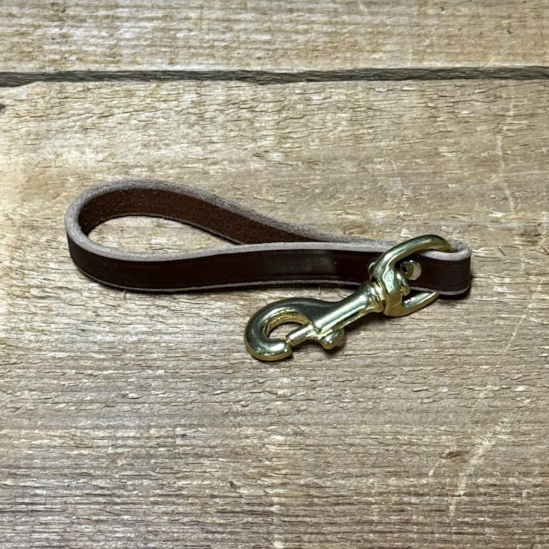 Leather Training Tab - Brown