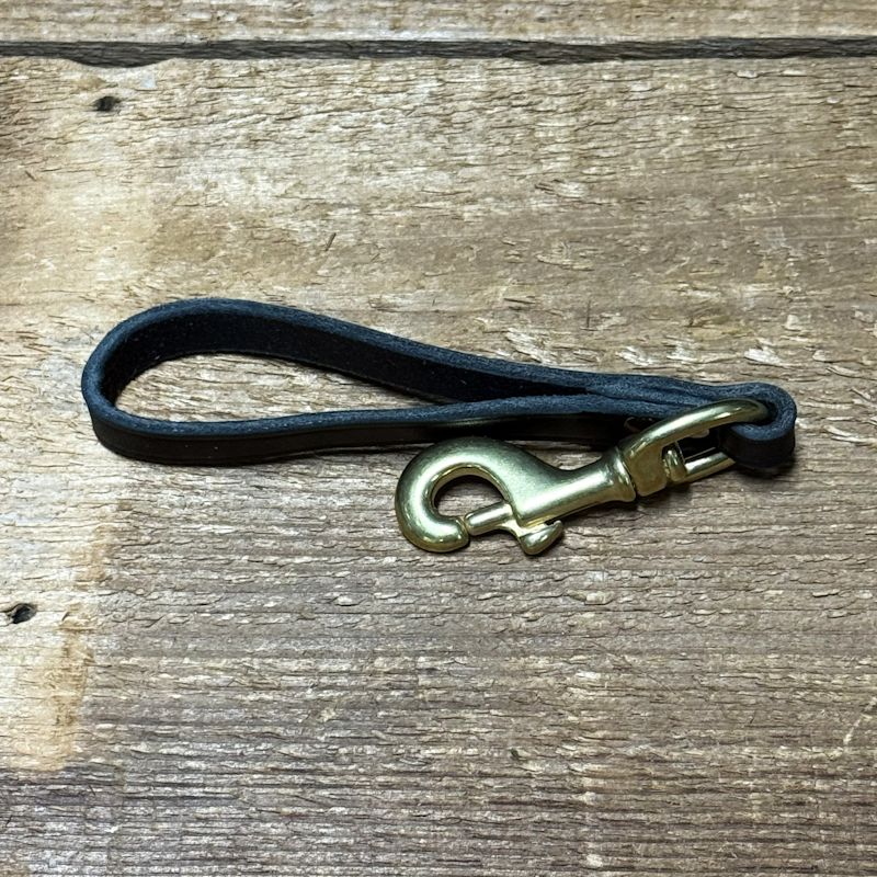 Leather Training Tab - Black