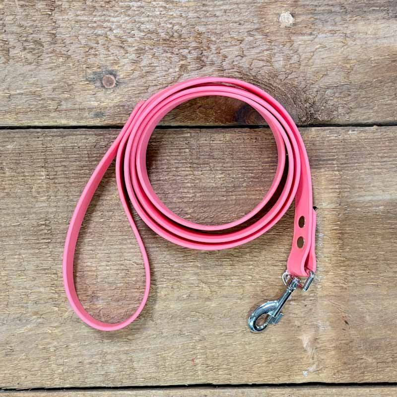 Coral BETA Biothane Leash (Various Sizes) Coral BETA Biothane Leash (Various Sizes)