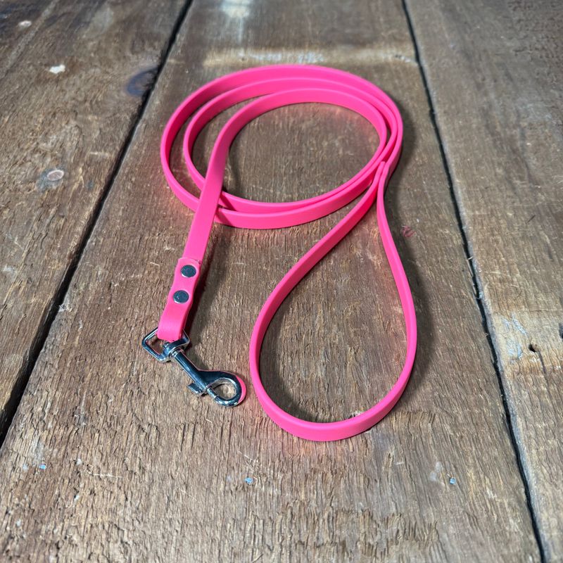 3/4" in. BETA Biothane Leash - Pink