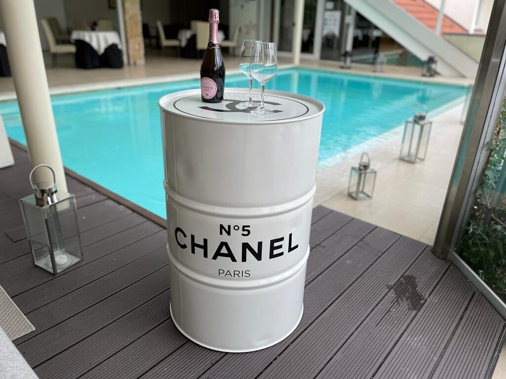 POP ART Bidone barrel art luxury brand table Limited Edition By LPP ART