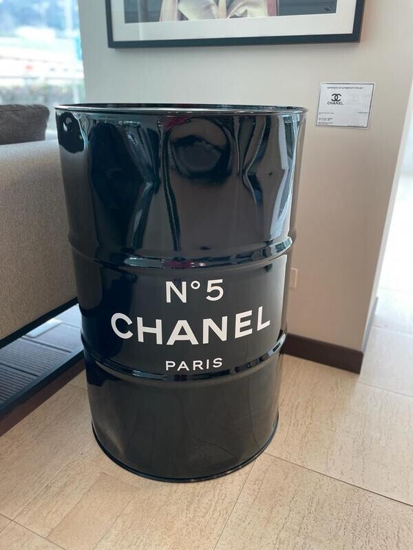 POP ART Bidone barrel art luxury brand table Limited Edition By LPP ART