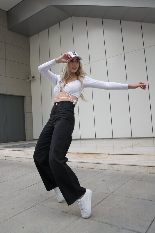 WIDE LEG BLACK