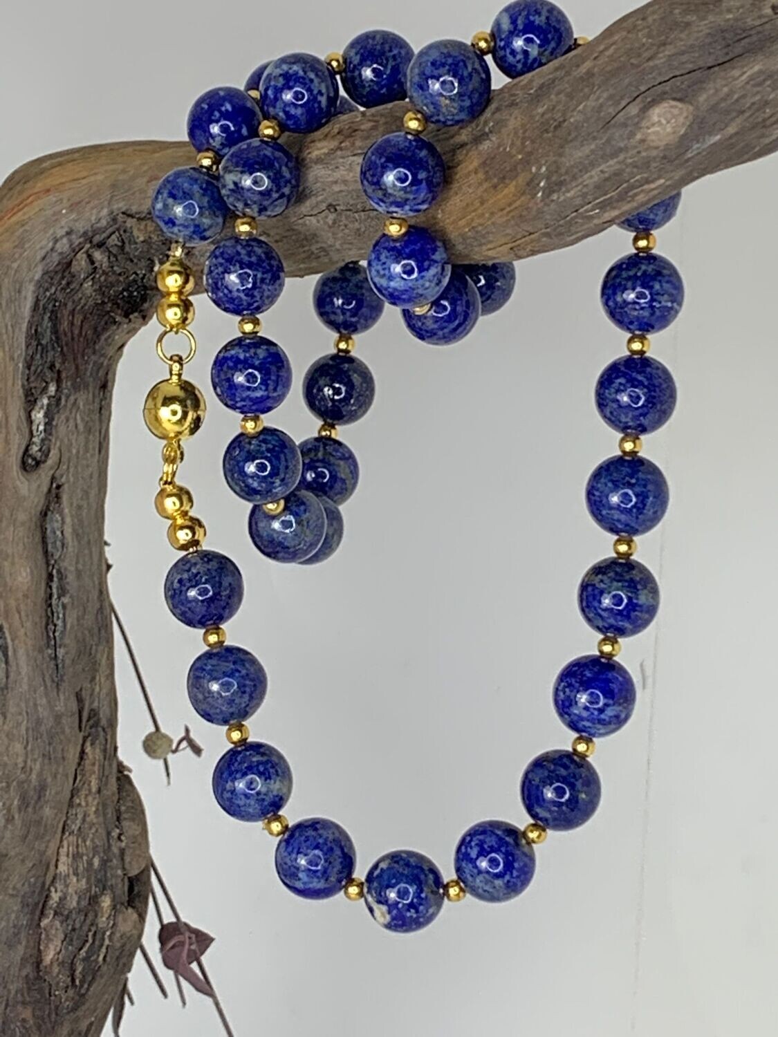 Lapis Lazuli, Edelstein Kette