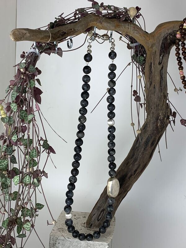 Labradorit: Edelstein Kette