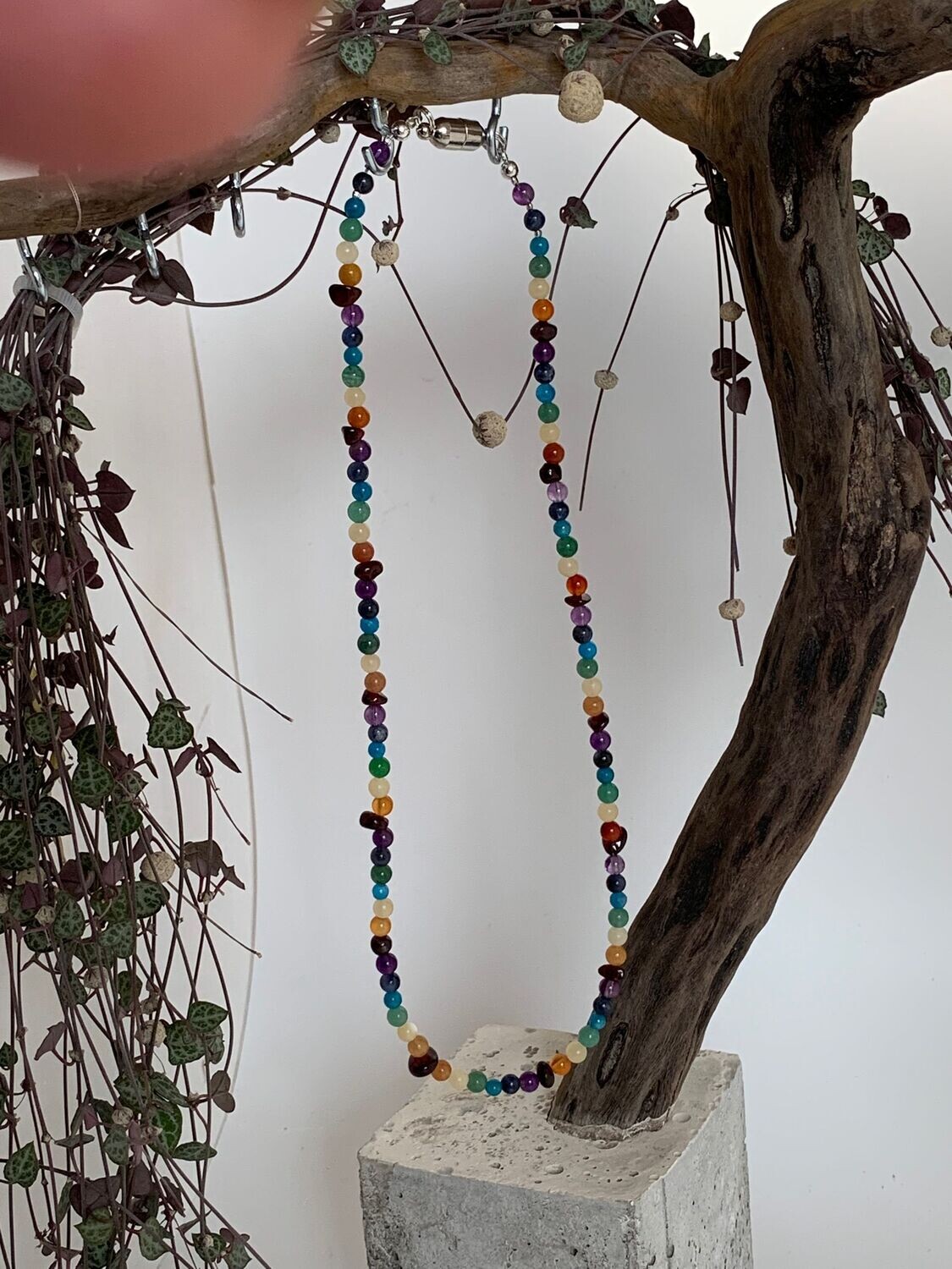 Chakra: Edelstein Kette