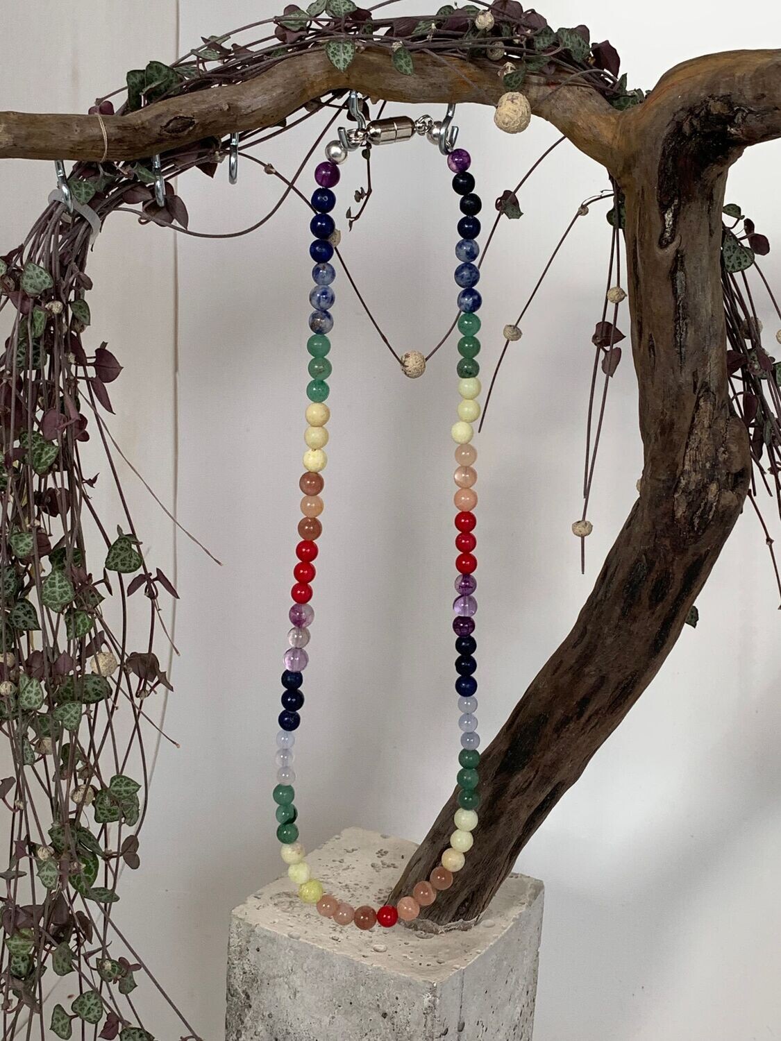 Chakra: Edelstein Kette