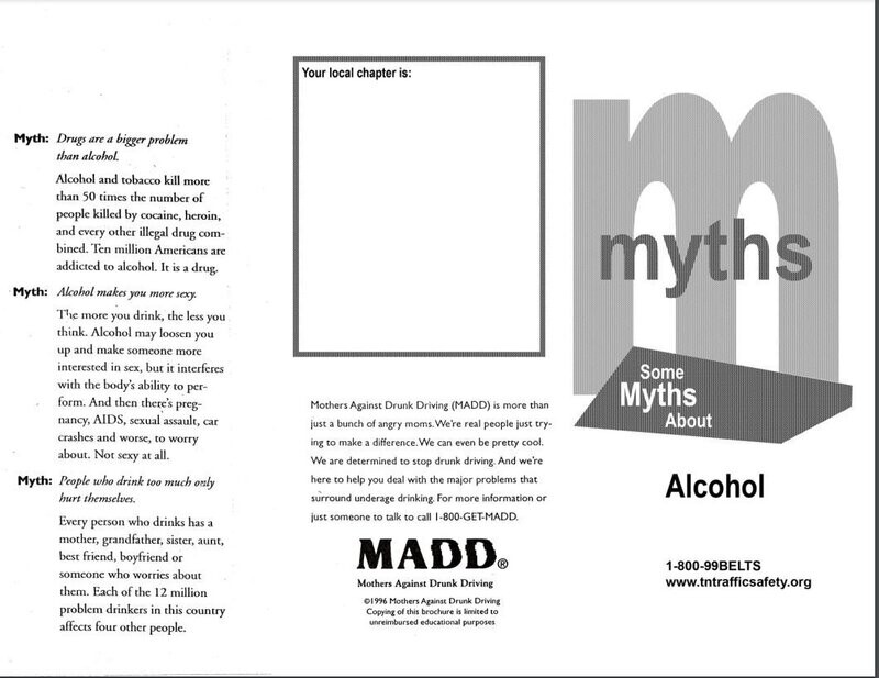 Some Myths About Alcohol