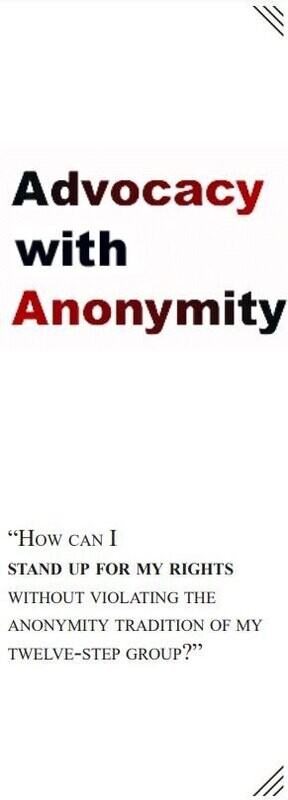 Advocacy With Anonymity