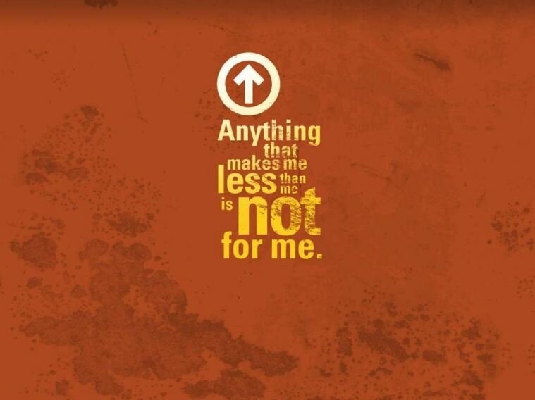 Above the Influence: Not For Me - Postcard