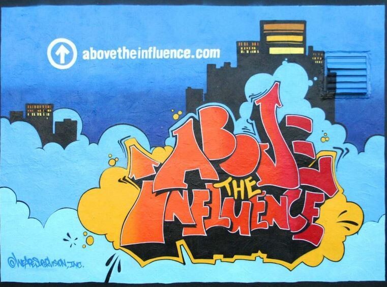 Above the Influence: Skyline - Postcard