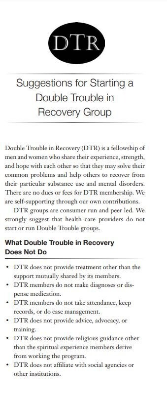 Double Trouble in Recovery: Suggestions
