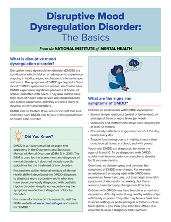 Disruptive Mood Dysregulation Disorder: The Basics