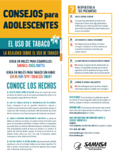 Consejos para adolescentes: la realidad sobre el tabaco  Spanish - Tips for Teens: The Truth About Tobacco