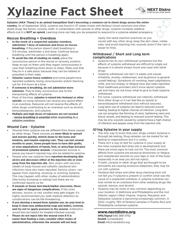 Xylazine Fact Sheet