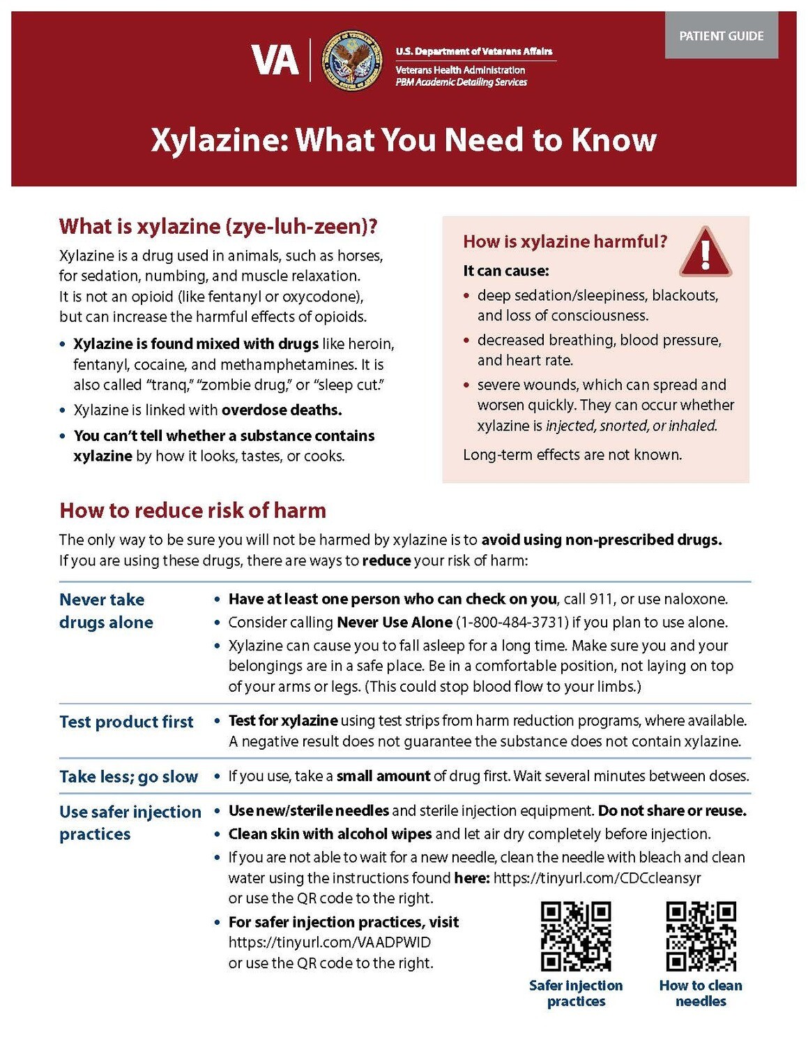 Xylazine: What You Need To Know Veterans Affairs GUIDE