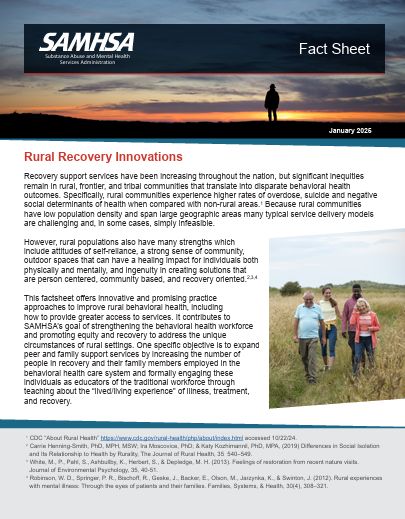 Rural Recovery Innovations