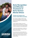 Early Recognition and Effective Treatment of Early Serious Mental Illness