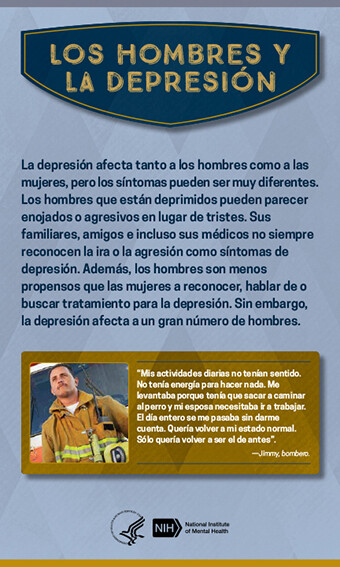 Los hombres y la depresión SPANISH - Men and Depression Los hombres y la depresión SPANISH - Men and Depression