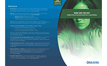 Victim Identification Pamphlet for Law Enforcement, First Responders, and Health Professionals - English (Human Trafficking)