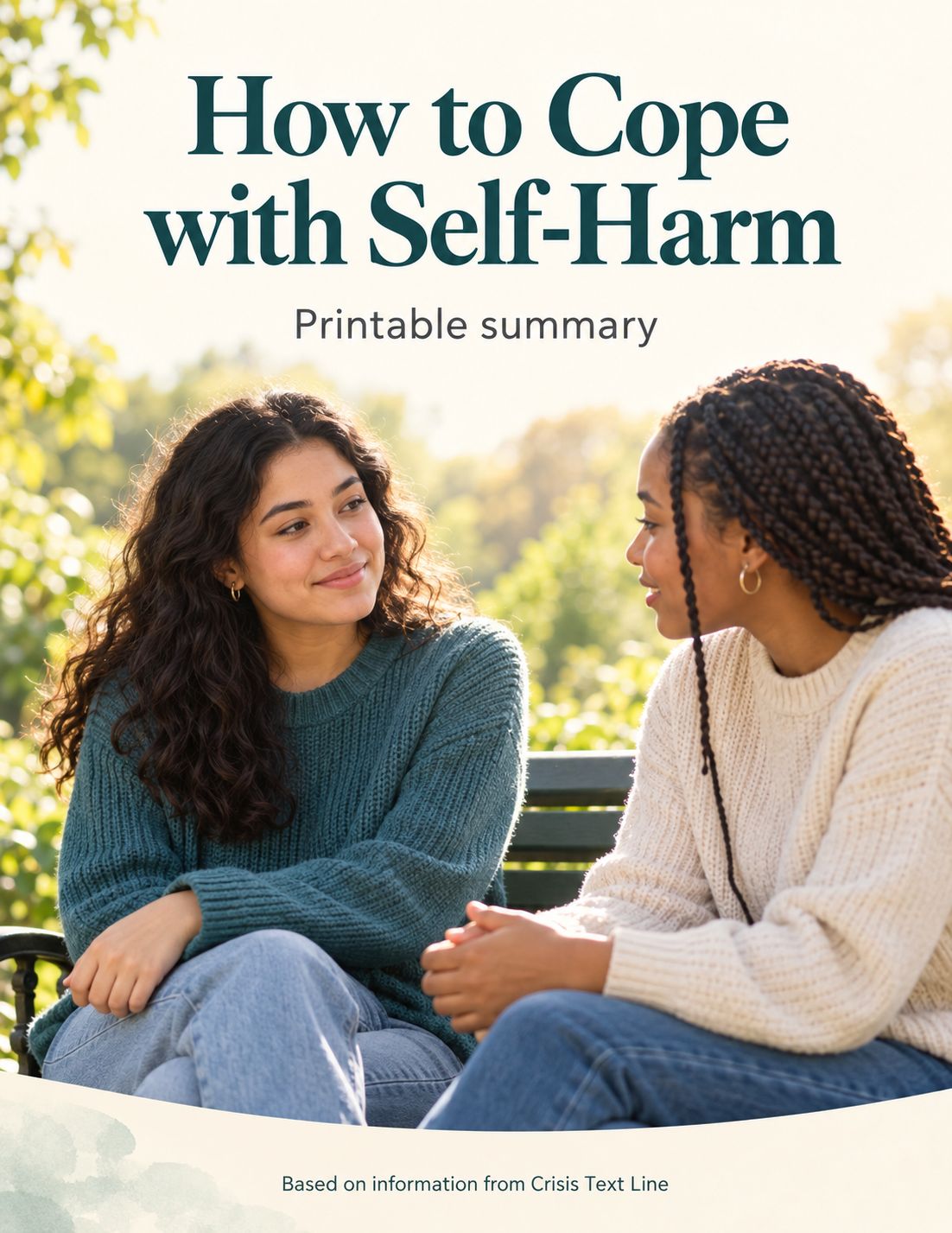 How to Cope with Self-Harm
