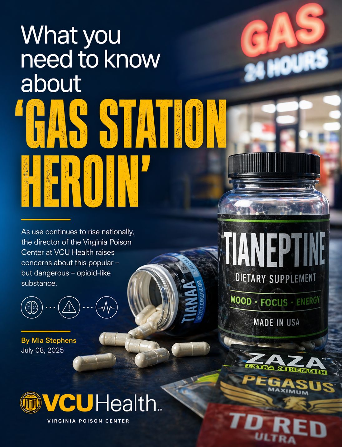 Tianeptine -  What You Need to Know About "Gas Station Heroin"