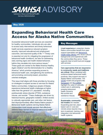 Expanding Behavioral Health Care Access for Alaska Native Communities