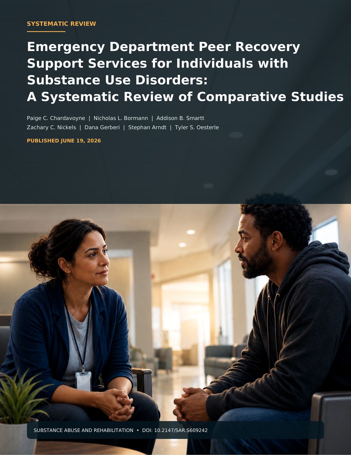 Emergency Department Peer Recovery Support Services for Individuals with Substance Use Disorders: A Systematic Review of Comparative Studies