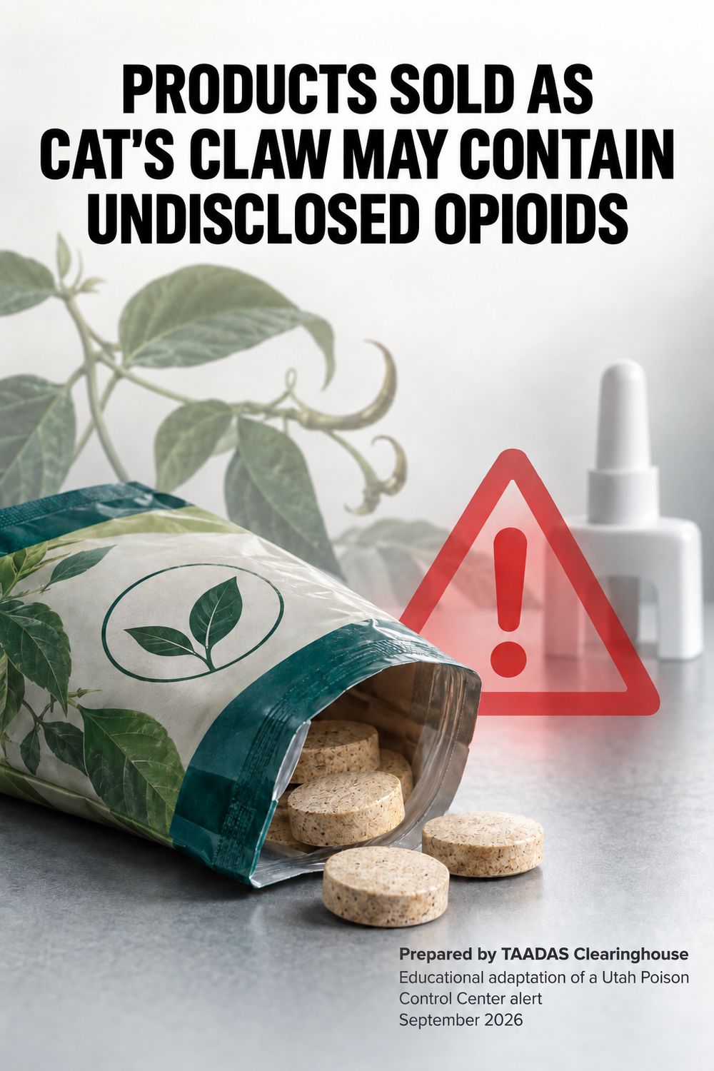 Publiic Health Warning: Cat's Claw