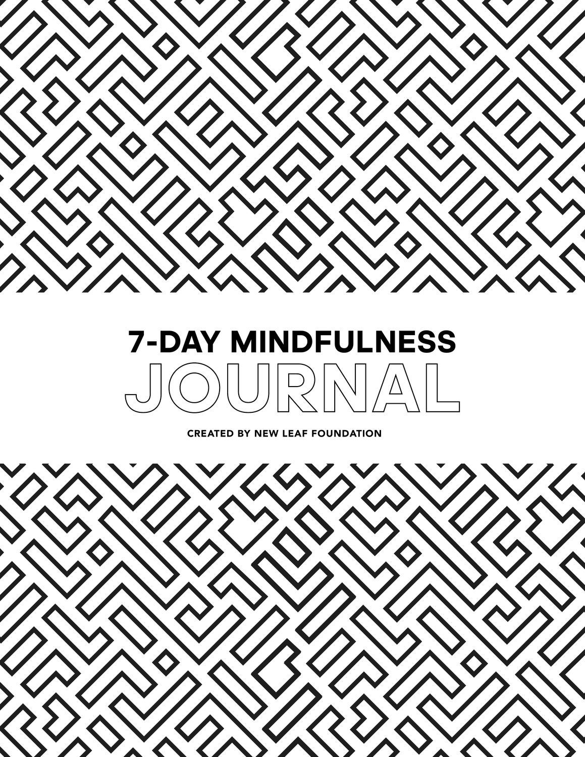7-Day Mindfulness Journal - New Leaf Foundation