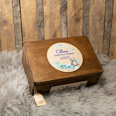 Keepsake Box Thomas Teddy